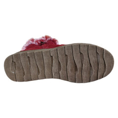 Cizme scurte, piele intoarsa Maria Conti pentru dame