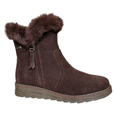 Cizme scurte, piele intoarsa Maria Conti pentru dame