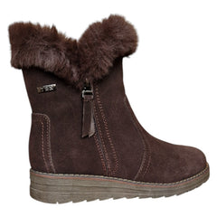 Cizme scurte, piele intoarsa Maria Conti pentru dame