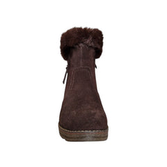 Cizme scurte, piele intoarsa Maria Conti pentru dame