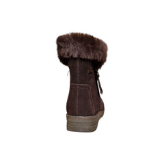 Cizme scurte, piele intoarsa Maria Conti pentru dame