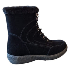 Ghete dama Maria Conti din piele velur