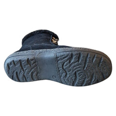 Ghete dama Maria Conti din piele velur