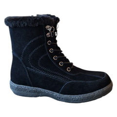 Ghete dama Maria Conti din piele velur