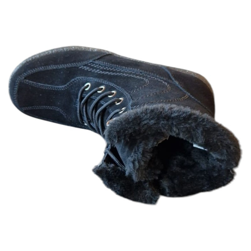 Ghete dama Maria Conti din piele velur