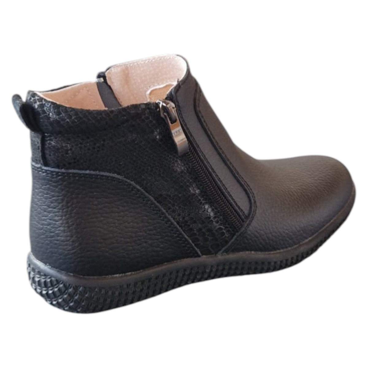Botine din piele naturală, Maria Conti, stil chic și confortabil