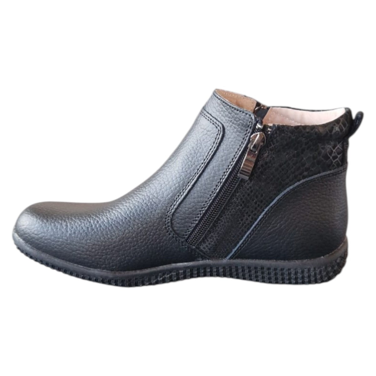 Botine din piele naturală, Maria Conti, stil chic și confortabil