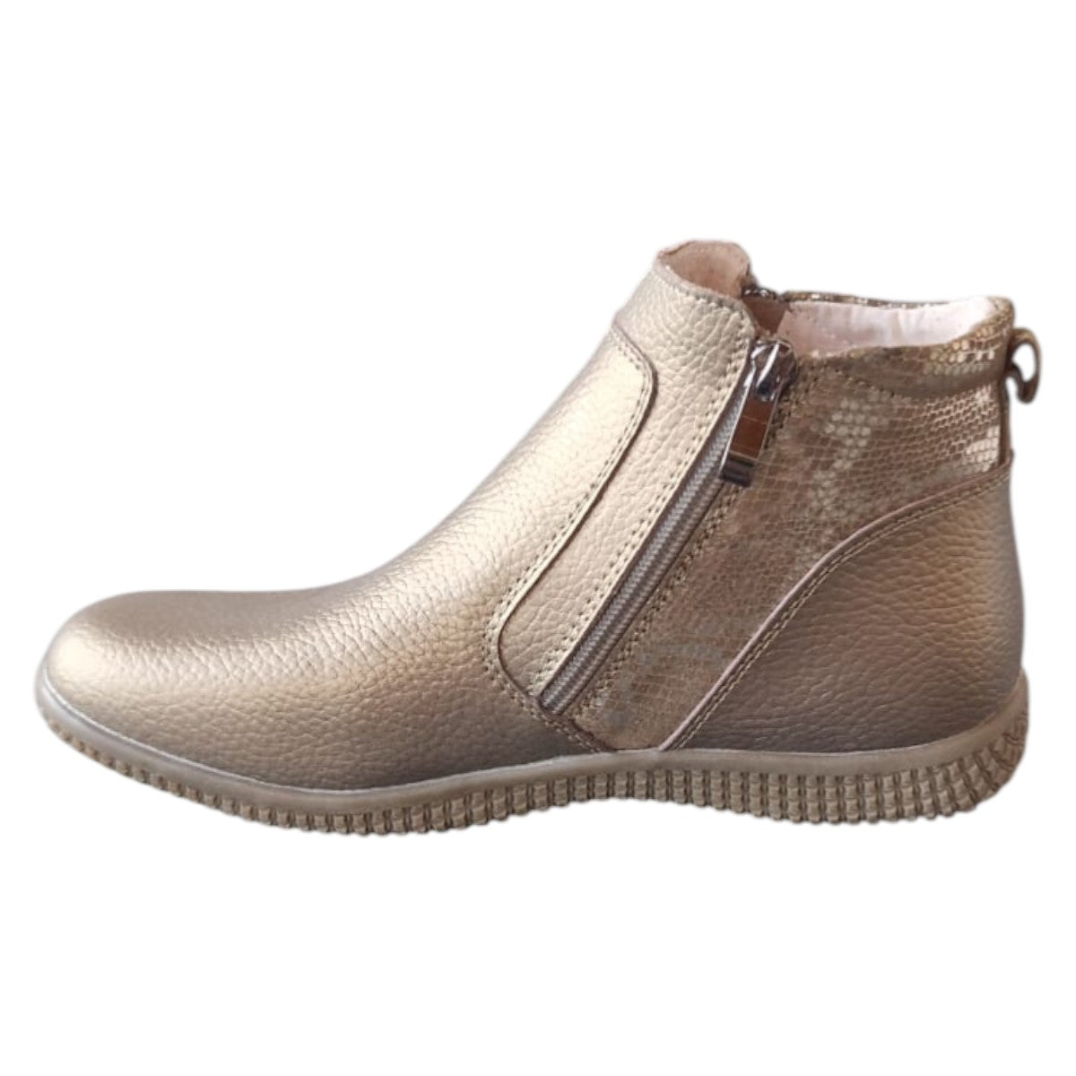 Botine din piele naturală, Maria Conti, stil chic și confortabil