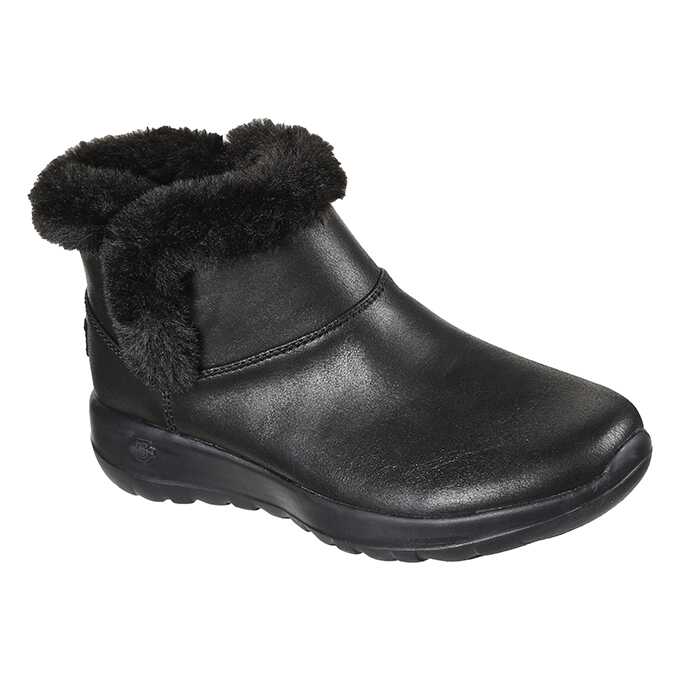 botine-skechers-dama-imblanite-lateral