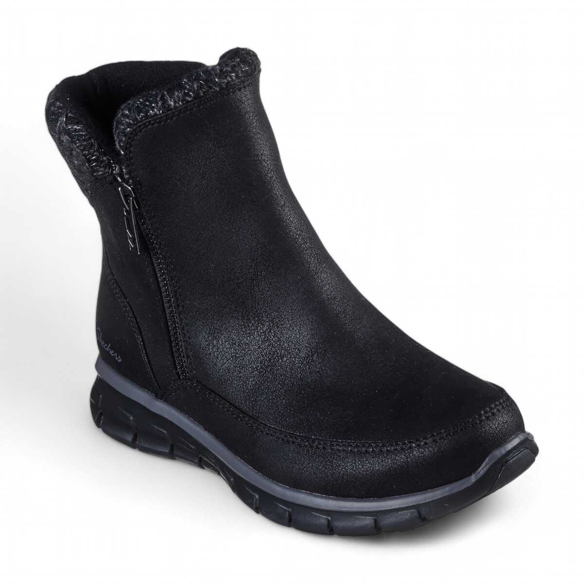 botine-skechers-dama-piele-ecologica-fata
